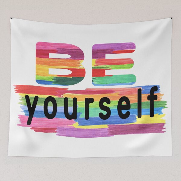 Item preview, Be yourself. Simbol for Lesbian Gay Bisexual and Transgender designed and sold by Marinakutukova.