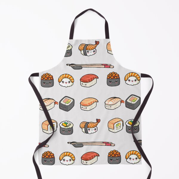 Item preview, Happy Sushi Funny Cute Fun Japanese Food Go Rice Art designed and sold by kathybuble.