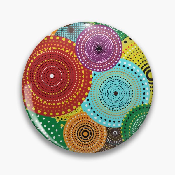 Item preview, Australian Aboriginal Trendy Dot Art Awesome designed and sold by Pearl-Island.