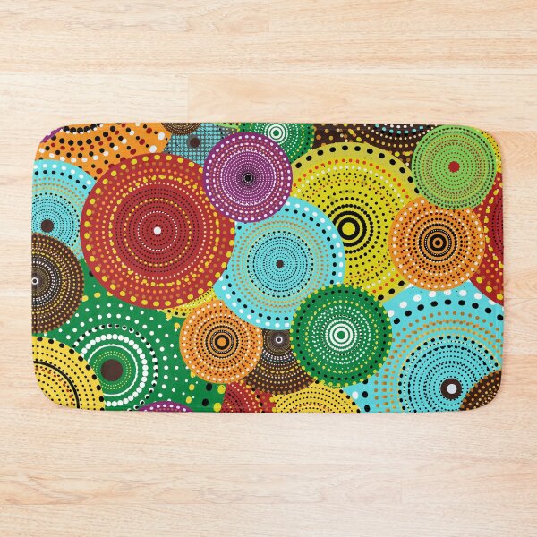Item preview, Australian Aboriginal Trendy Dot Art Awesome designed and sold by Pearl-Island.