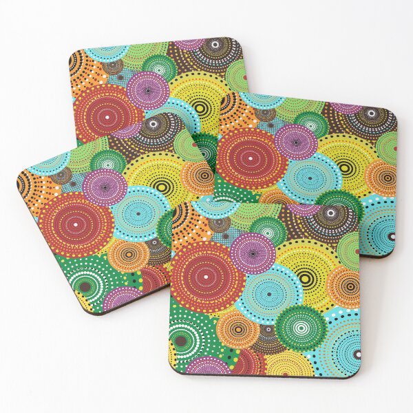 Item preview, Australian Aboriginal Trendy Dot Art Awesome designed and sold by Pearl-Island.