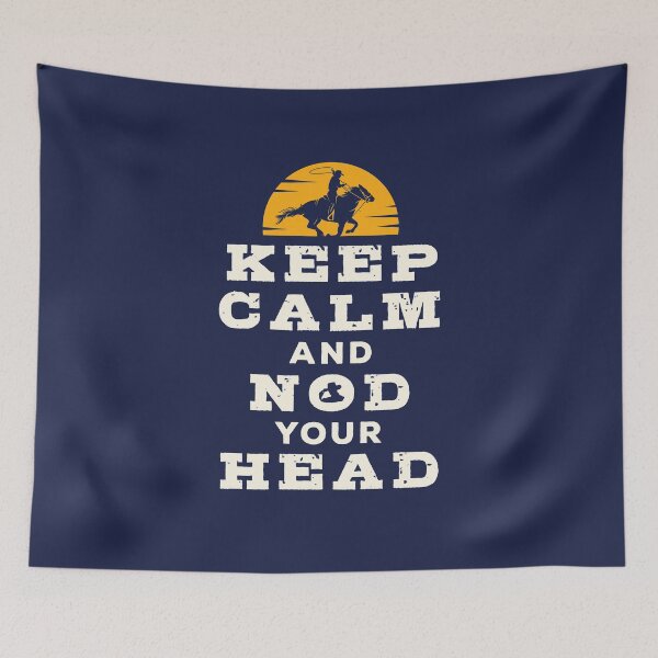 Item preview, Calf Roping Team Roper Keep Calm and Nod Your Head designed and sold by jaygo.