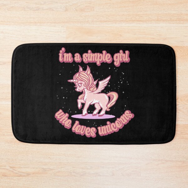 Item preview, I'm a simple girl who loves unicorns designed and sold by FurioInc.