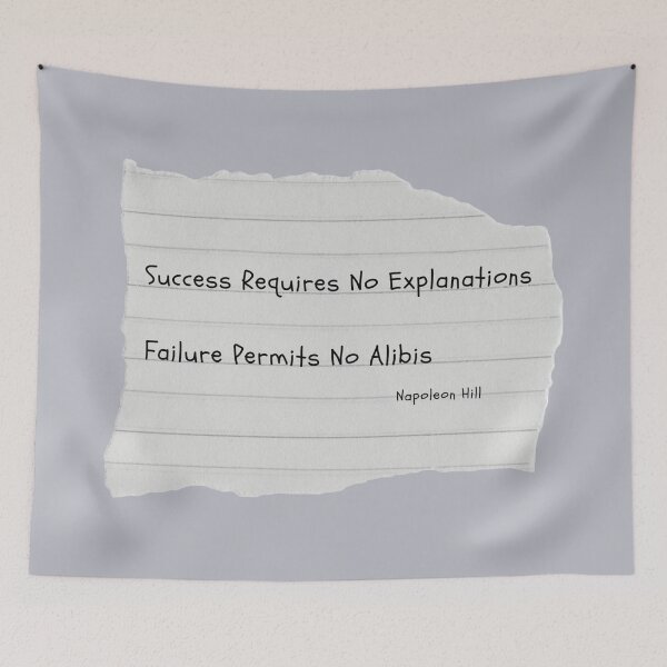 Item preview, Success Requires No Explanations Failure Permits No Alibis designed and sold by Feline Rockstars.