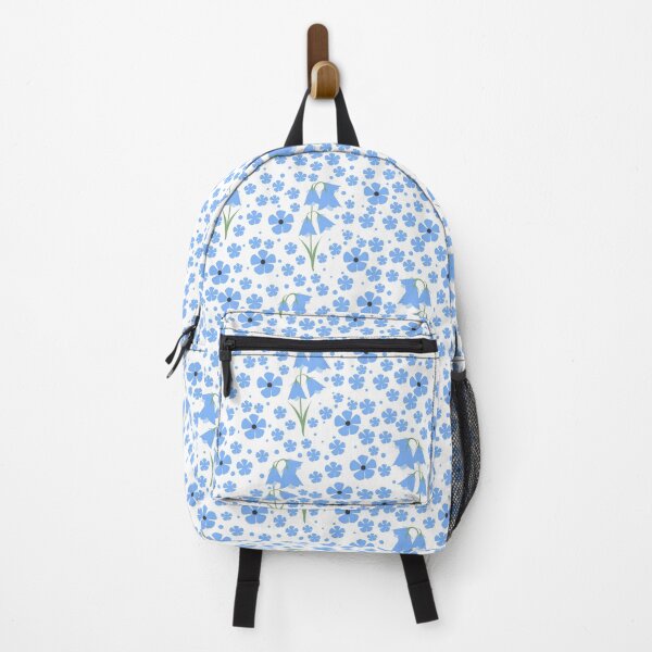 Item preview, Blue Bellflowers And Small Blue Wildflowers designed and sold by Victoria Riabov.