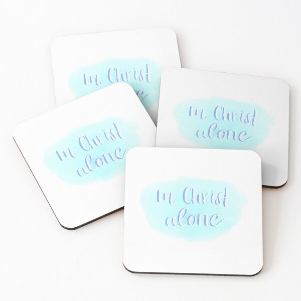 Item preview, In Christ Alone - Light blue designed and sold by JayneMargason.