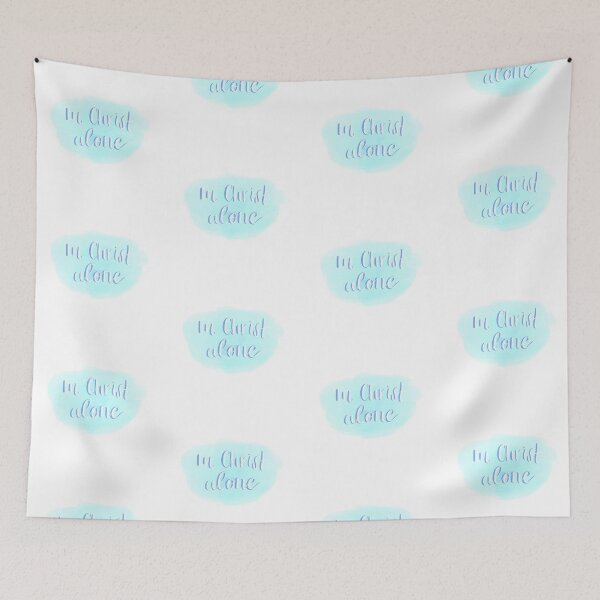 Item preview, In Christ Alone - Light blue designed and sold by JayneMargason.
