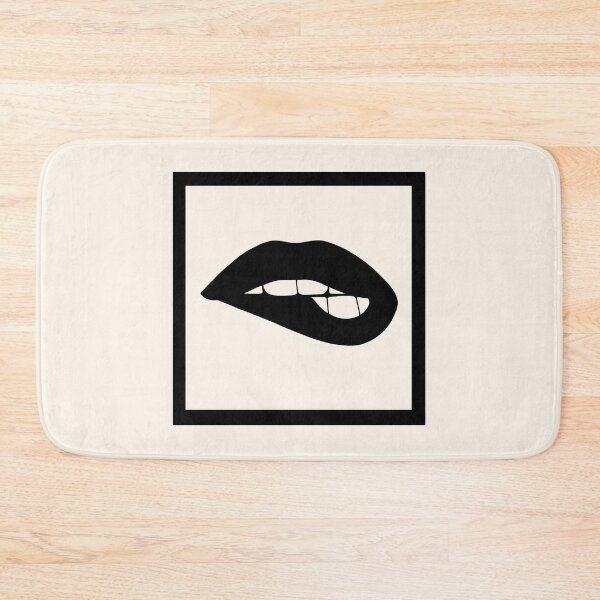 Item preview, SEXY MOUTH BLACK AND WHITE VINTAGE designed and sold by SmartDigitalArt.