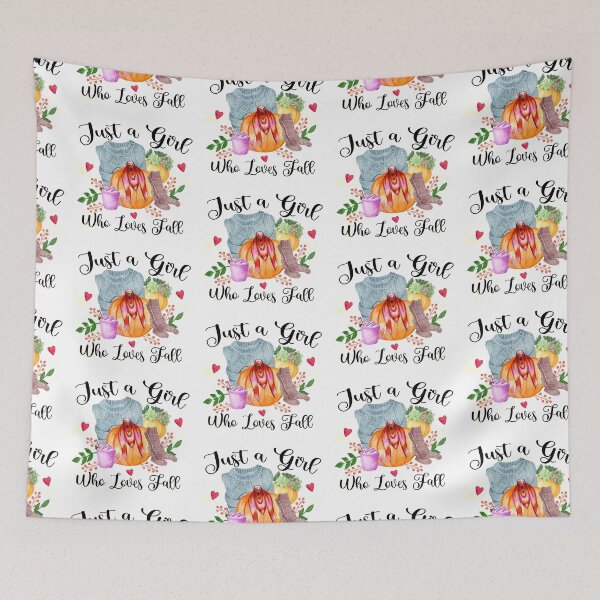 Item preview, Just a Girl Who Loves Fall- Autumn Season Gifts designed and sold by younghopes.