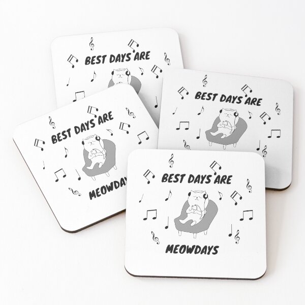 Item preview, Best Days are mewdays Musical cat  designed and sold by Zip-Zup.
