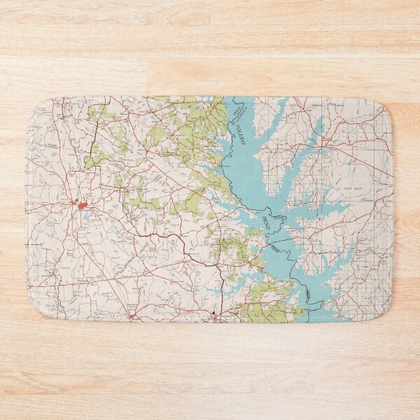 Item preview, Old Sabine National Forest Map (1968) Vintage Texas Woodland Reserve Atlas designed and sold by BravuraMedia.