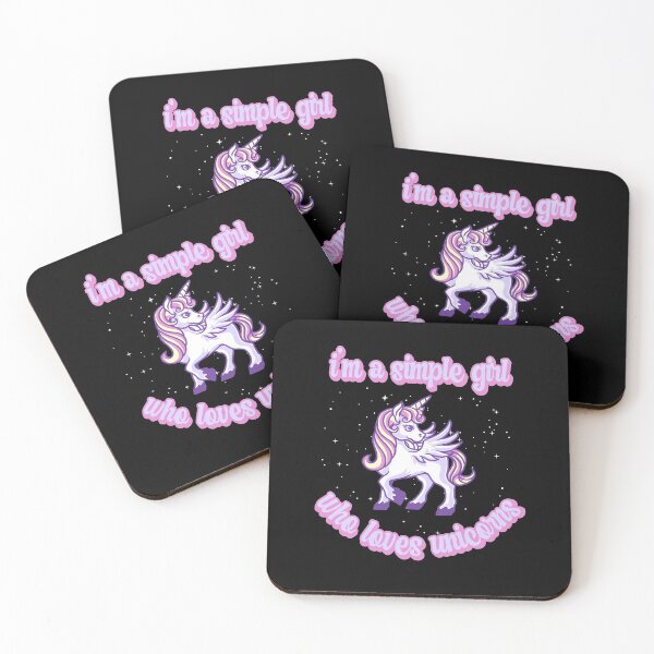 Item preview, I'm a simple girl who loves unicorns designed and sold by FurioInc.