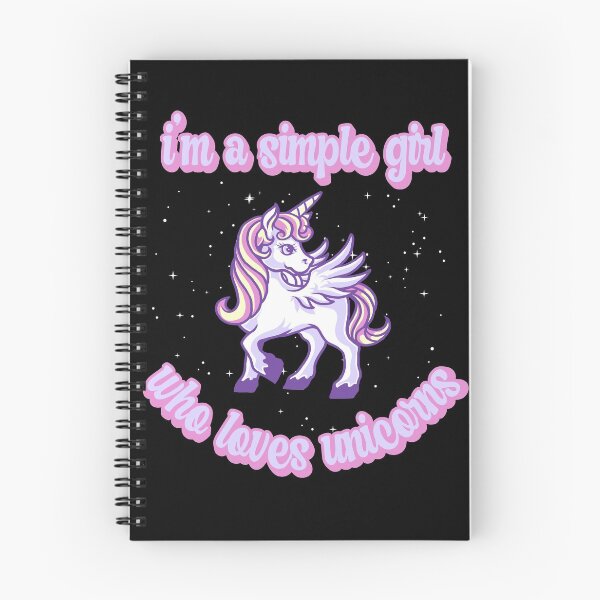 Item preview, I'm a simple girl who loves unicorns designed and sold by FurioInc.