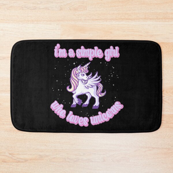 Item preview, I'm a simple girl who loves unicorns designed and sold by FurioInc.