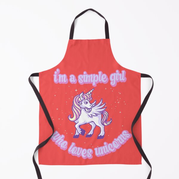 Item preview, I'm a simple girl who loves unicorns designed and sold by FurioInc.