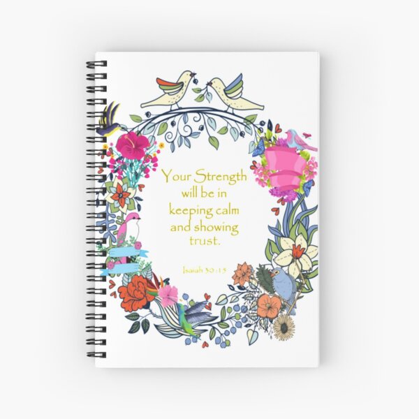 2021 Yeartext Jw 2021 YEARTEXT JW Hummingbirds and Flowers _ Spiral Notebook