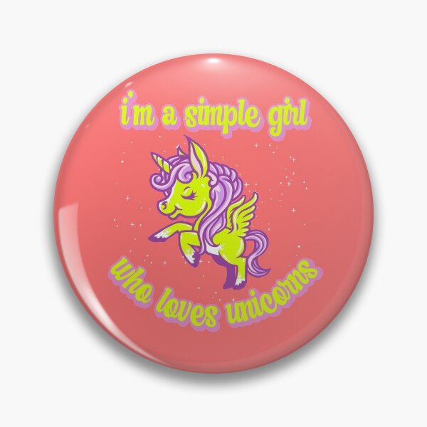 Item preview, I'm a simple girl who loves unicorns designed and sold by FurioInc.