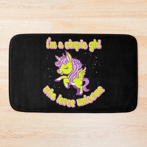 Item preview, I'm a simple girl who loves unicorns designed and sold by FurioInc.