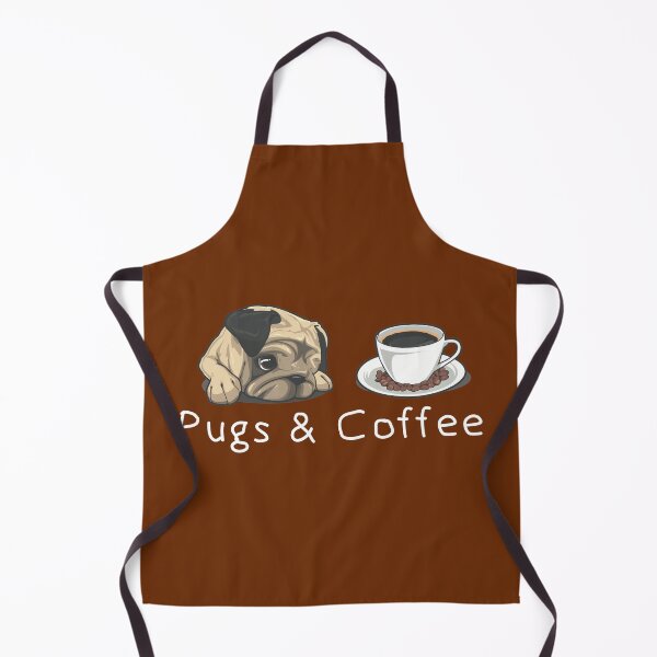Item preview, I Love Pugs & Coffee - Coffee Colour Mask designed and sold by LingLing-Me.