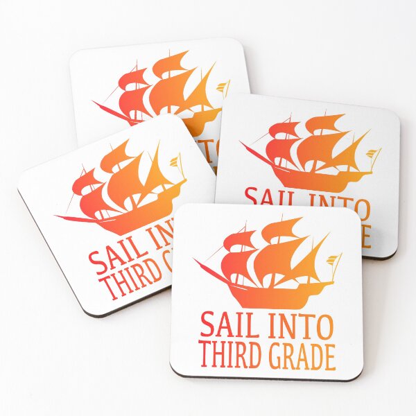 Item preview, RED SAIL into THIRD Grade designed and sold by EdwardMonet.
