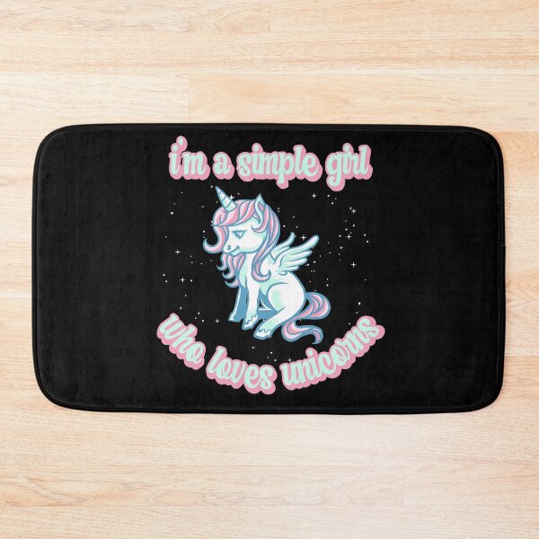 Item preview, I'm a simple girl who loves unicorns designed and sold by FurioInc.