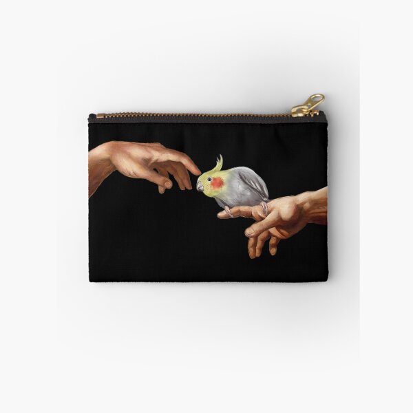 Item preview, Cockatiel Touch Michelangelo Birb T-shirt Parrot Hand Scritch  designed and sold by Birb-Merch.