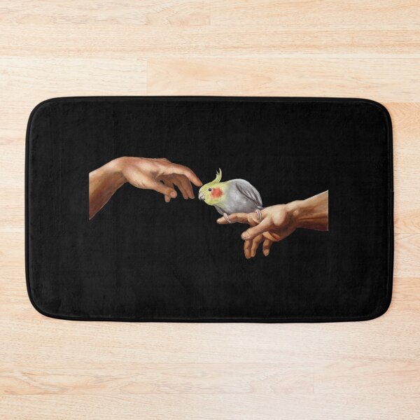 Item preview, Cockatiel Touch Michelangelo Birb T-shirt Parrot Hand Scritch designed and sold by Birb-Merch.