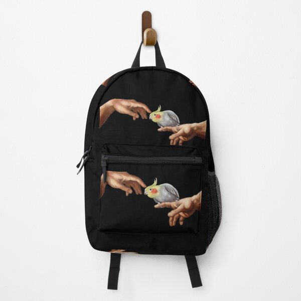 Item preview, Cockatiel Touch Michelangelo Birb T-shirt Parrot Hand Scritch  designed and sold by Birb-Merch.