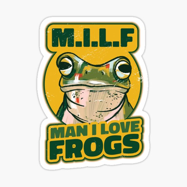 M.I.L.F Man I Love Frogs Shirt, T-shirt MILF Man I Love Frogs, M.I.L.F Man I Love Frogs Masques ajustés, M.I.L.F Man I Love Frogs Masks Sticker