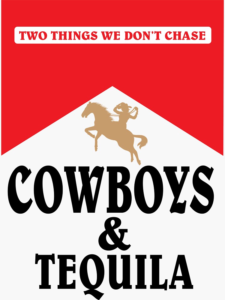 : Two Things We Don't Chase Cowboys And Tequila Rodeo Retro T- Shirt : Clothing, Shoes & Jewelry