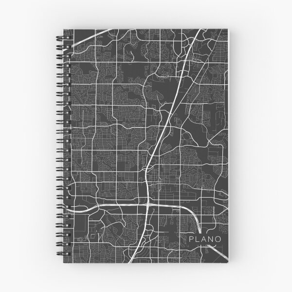Item preview, Plano Map, USA - Gray designed and sold by MainStreetMaps.