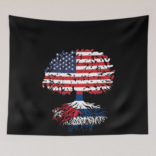 Item preview, American Cuban Flag Tree designed and sold by Mriganka Gogoi.
