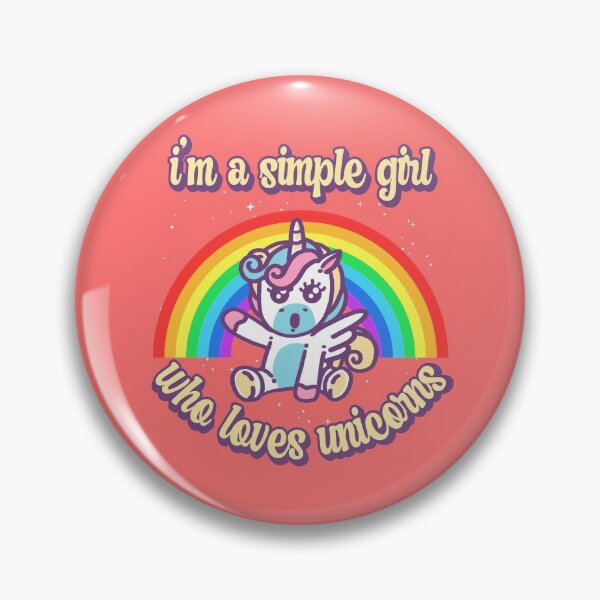 Item preview,  I'm a simple girl who loves unicorns designed and sold by FurioInc.