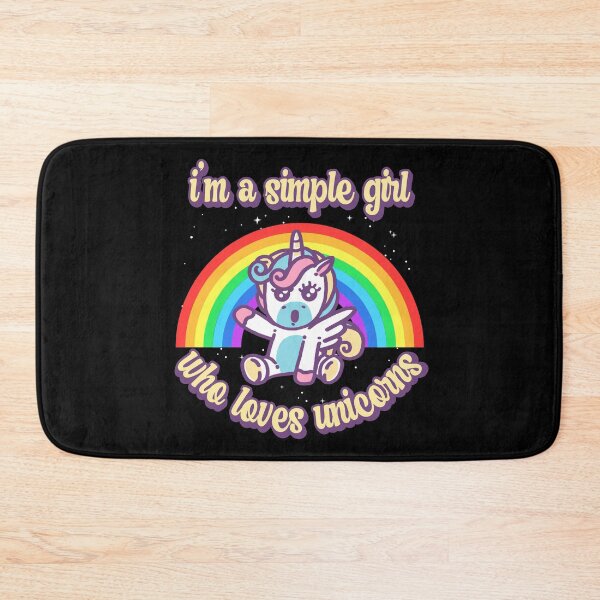 Item preview,  I'm a simple girl who loves unicorns designed and sold by FurioInc.