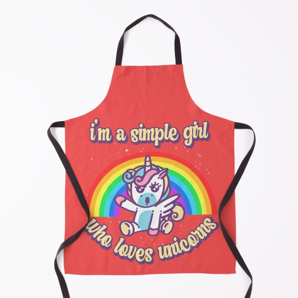 Item preview, I'm a simple girl who loves unicorns designed and sold by FurioInc.