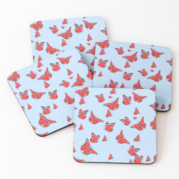Item preview, Beautiful Red Butterflies designed and sold by iamshetty2502.