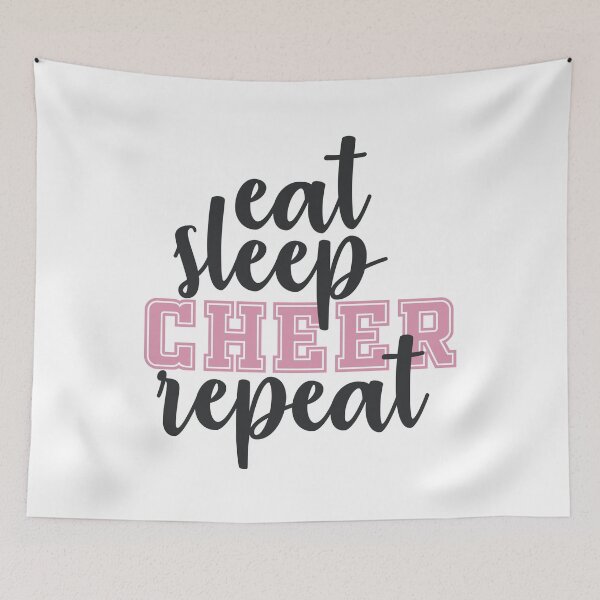 Item preview, Eat, Sleep, Cheer, Repeat! designed and sold by Apoorv Choudhary.