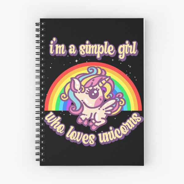 Item preview, I'm a simple girl who loves unicorns designed and sold by FurioInc.