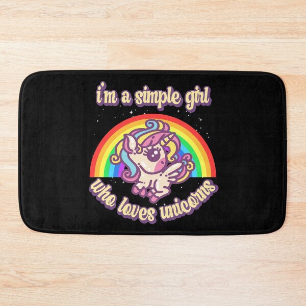 Item preview, I'm a simple girl who loves unicorns designed and sold by FurioInc.