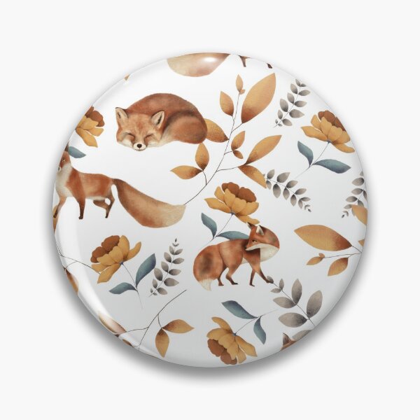 Item preview, Woodland fox pattern  designed and sold by Lizreed1827.