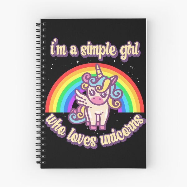 Item preview, I'm a simple girl who loves unicorns designed and sold by FurioInc.