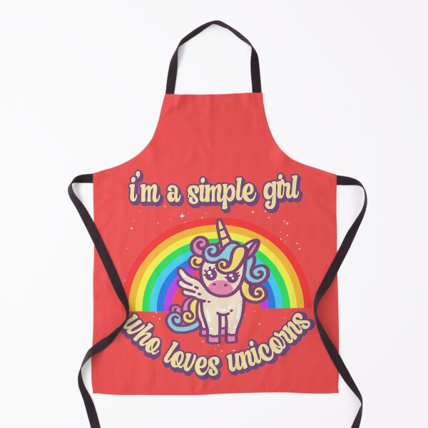Item preview, I'm a simple girl who loves unicorns designed and sold by FurioInc.
