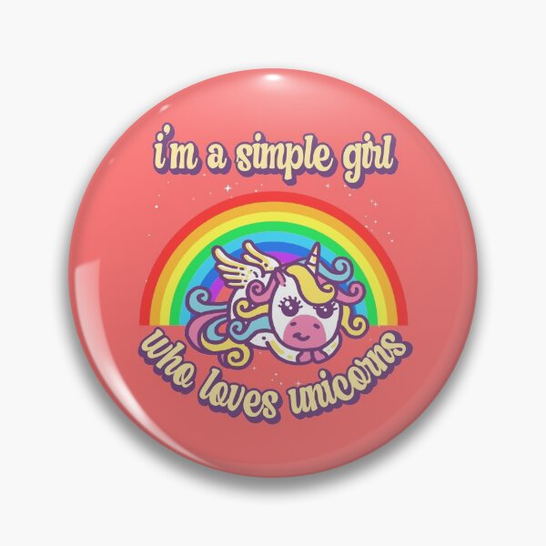Item preview, I'm a simple girl who loves unicorns designed and sold by FurioInc.