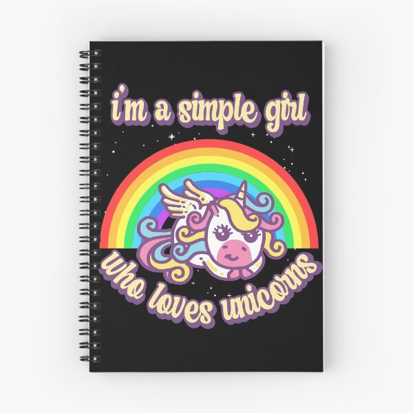 Item preview, I'm a simple girl who loves unicorns designed and sold by FurioInc.