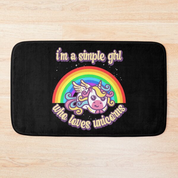 Item preview, I'm a simple girl who loves unicorns designed and sold by FurioInc.
