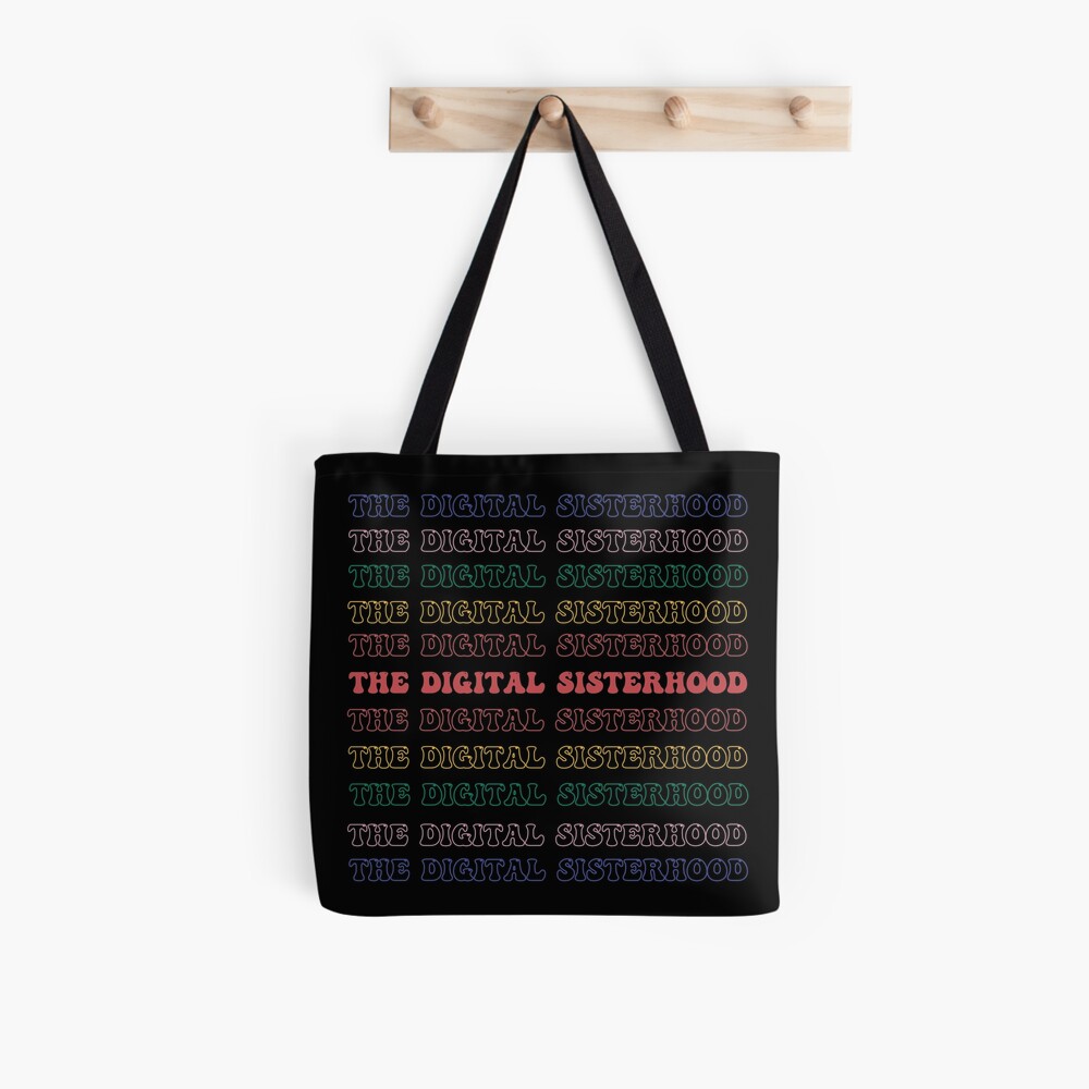 The Digital Sisterhood Logo (Outlined) Tote Bag Tote Bag
