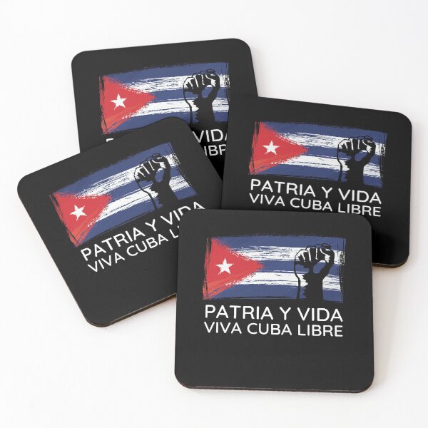 Item preview, PATRIA Y VIDA VIVA CUBA LIBRE , cuba flag  designed and sold by VAN-DESIGN.