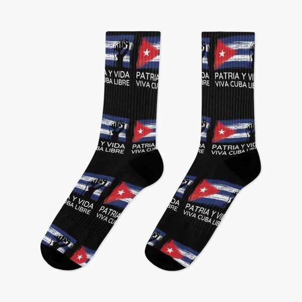 Item preview, PATRIA Y VIDA VIVA CUBA LIBRE , cuba flag  designed and sold by VAN-DESIGN.