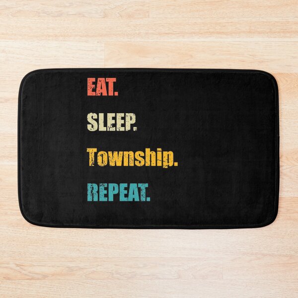 Item preview, Eat sleep Township repeat designed and sold by YR MART.