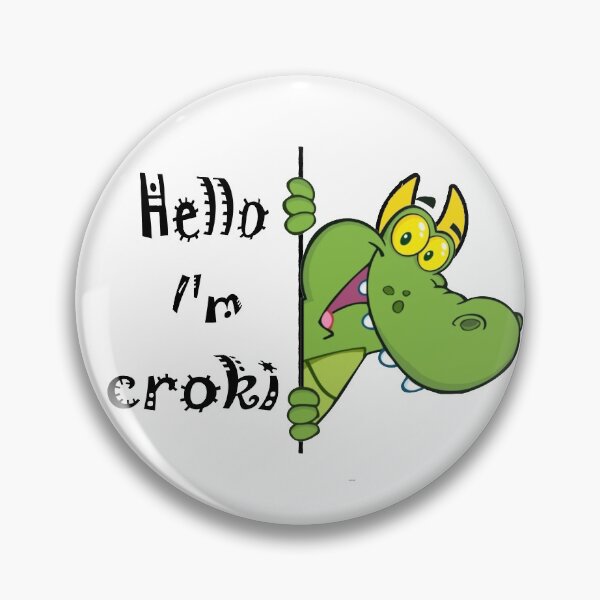 Artikelvorschau, hallo ich bin croki, CROKI Sticker oder T-Shirt entworfen und verkauft von storetrial2022.